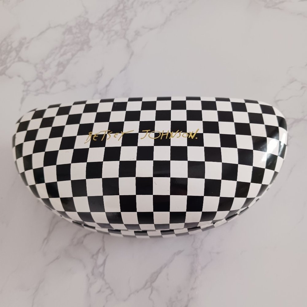 Betsey Johnson Hard Shell Eyeglass Case Holder